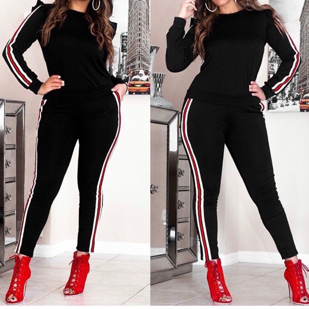 💄 My Sexy Styles ‘Tacey’ Striped Pants Set